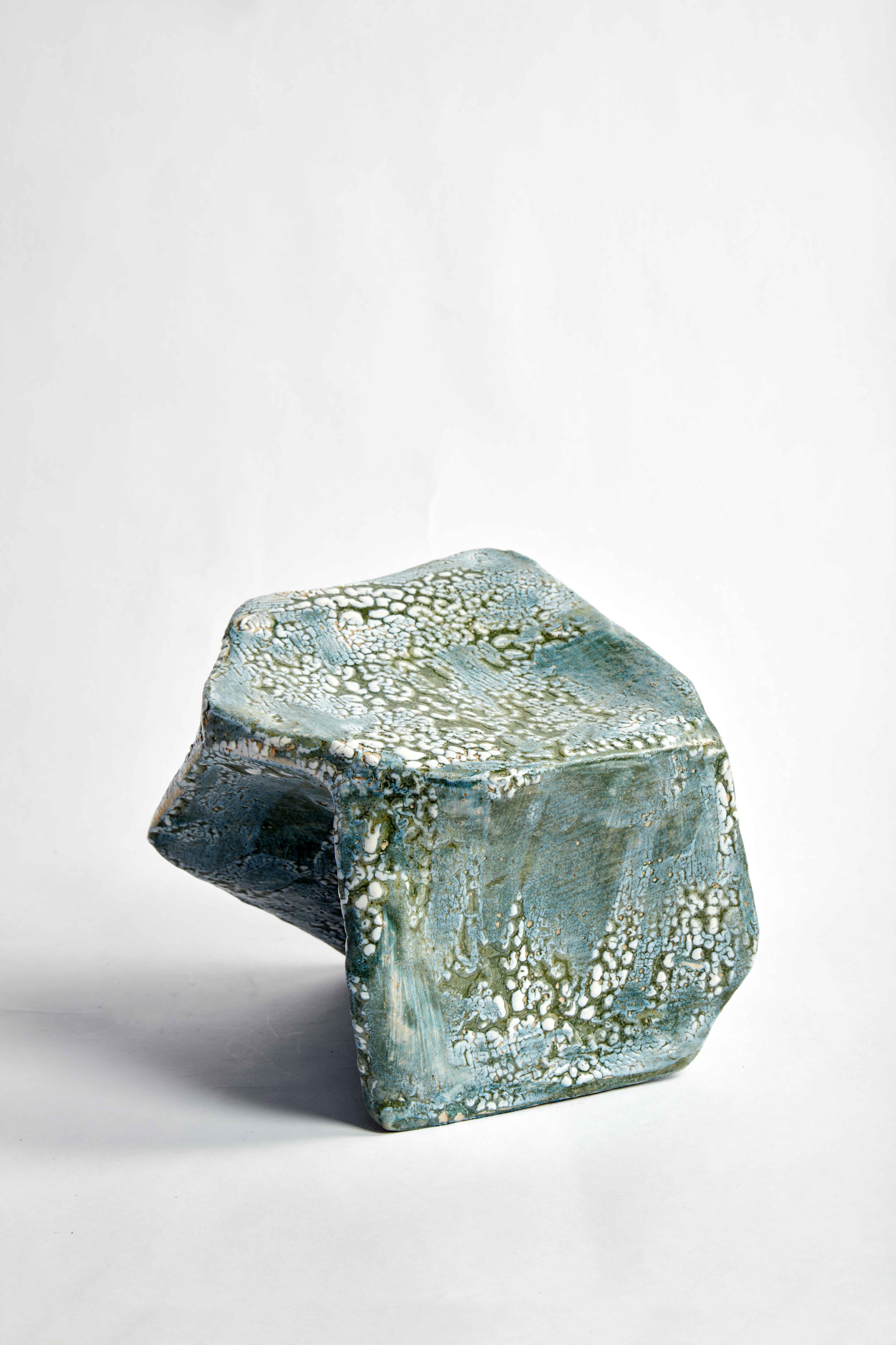 Glazed stoneware, 26 x 23 x 18cm, 2020.
