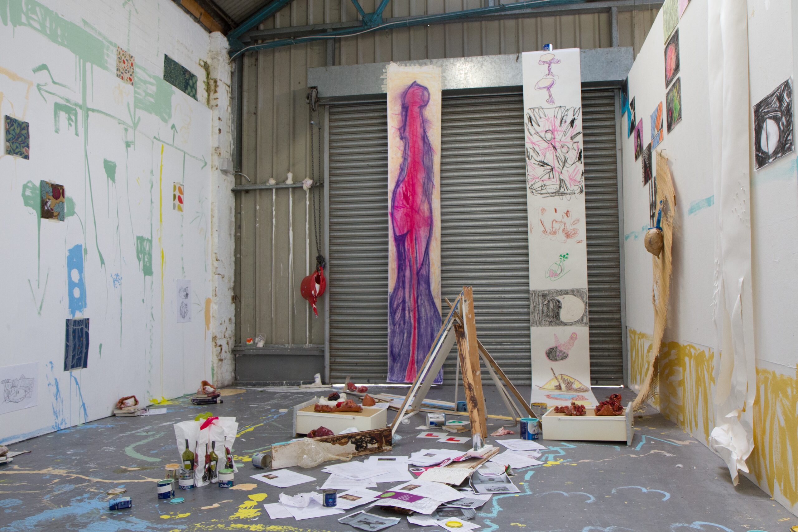 Lana Locke installation at Dolph Projects, 2016